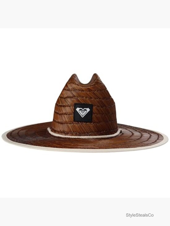 Straw Panama Hat Wide Brim Sun Protection Pull-On Casual Beach main image 7
